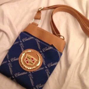 Cadillac Ashley M Licensed GM Denim Crossbody Bag